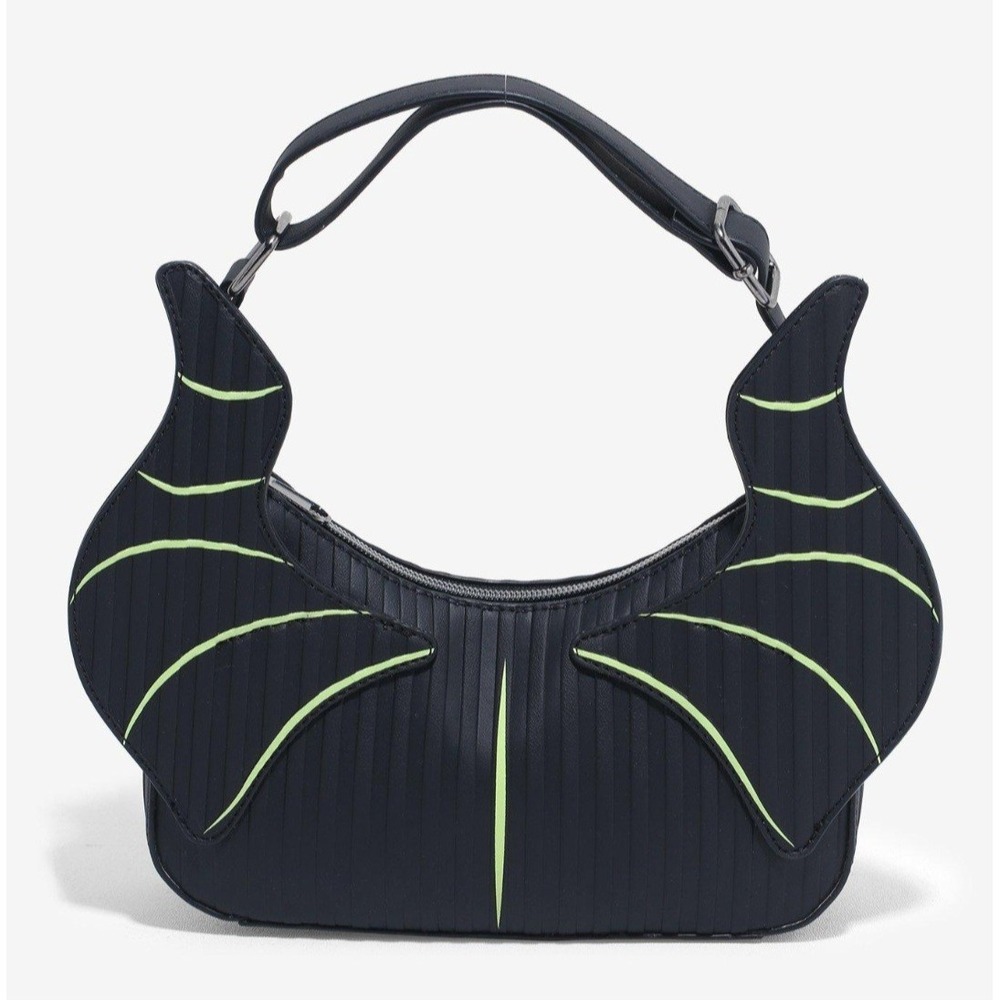 NWT Loungefly‎ Disney Sleeping Beauty Maleficent Horns Shoulder Bag Purse Grunge